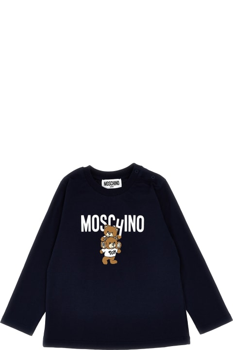 Moschino T-Shirts & Polo Shirts for Baby Girls Moschino Logo Print T-shirt