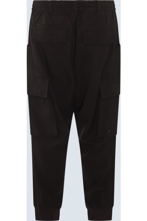 Y-3 Fleeces & Tracksuits for Men Y-3 Black Cotton Pants