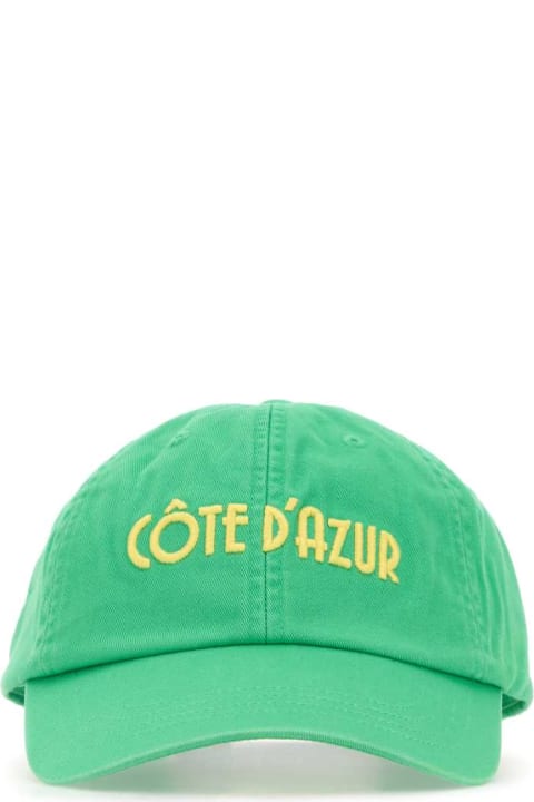 Hats for Men Polo Ralph Lauren Green Cotton Baseball Cap