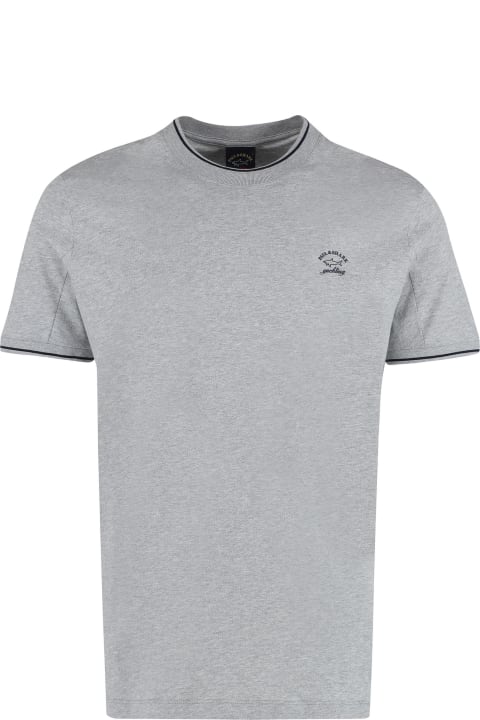 Homeware Paul&Shark Logo Cotton T-shirt