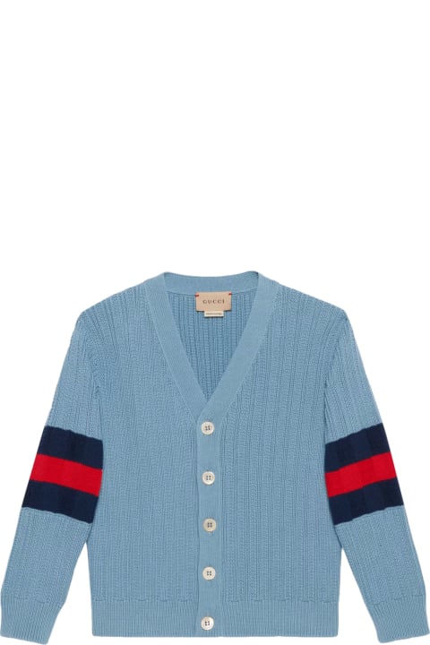 Gucci Sweaters & Sweatshirts for Girls Gucci Gucci Kids Sweaters Blue
