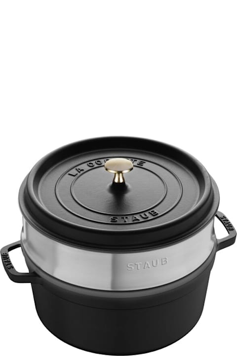 أدوات المائدة Staub Cocotte Con Cestello A Vapore Rotonda