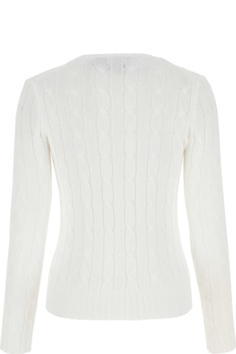 Clothing for Women Polo Ralph Lauren White Cotton Sweater