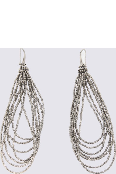 Jewelry Sale for Women Brunello Cucinelli Silver-tone Brass Earrings