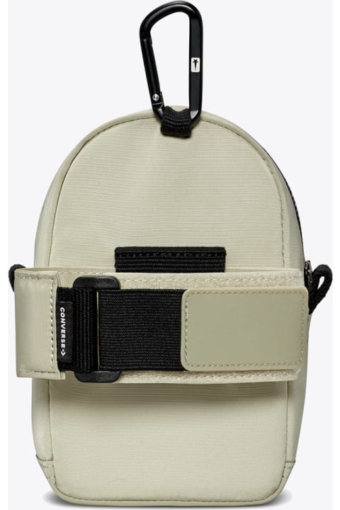 Mini Backpack Beige Nylon Mini backpack Converse collab