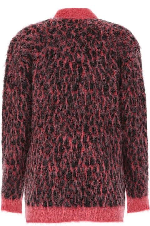 Homeware Saint Laurent Leopard Knitted Cardigan