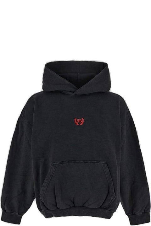 Balenciaga سترات صوف وبدل رياضية لـ القسم الرجالي Balenciaga Bb Icon Hoodie