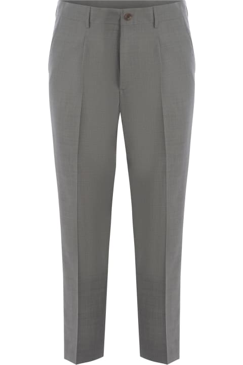 Pants for Men costumein Trousers Costumein "valerio" Made Of Wool Canvas