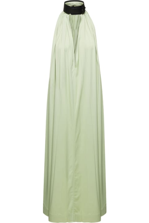 Ferragamo Dresses for Women Ferragamo Green Maxi Dress In Viscose Stretch Woman