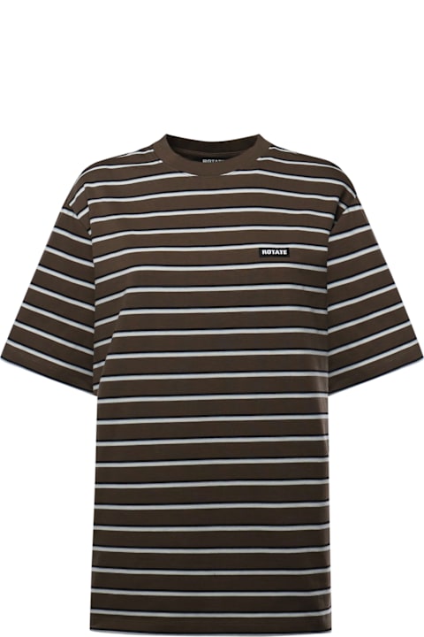 Homeware Rotate by Birger Christensen Striped Cotton Jersey T-shirt