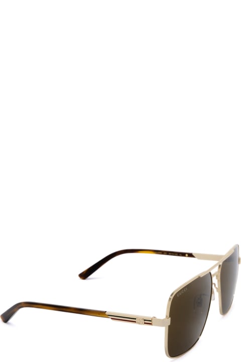 Eyewear for Men Gucci Eyewear Gg1289s Gold Sunglasses