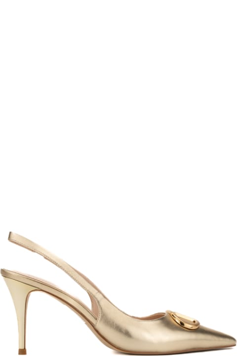 TwinSet for Women TwinSet Sling Back Pumps With Logo
