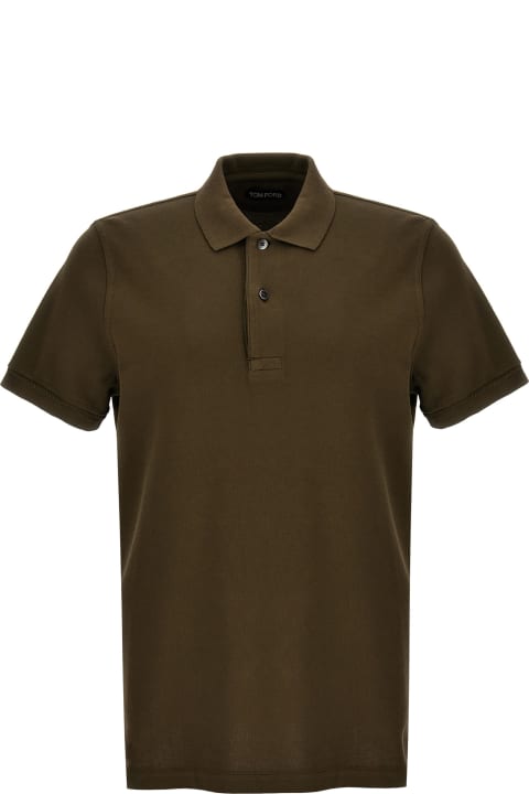 Tom Ford Clothing for Men Tom Ford Piqué Cotton Polo Shirt