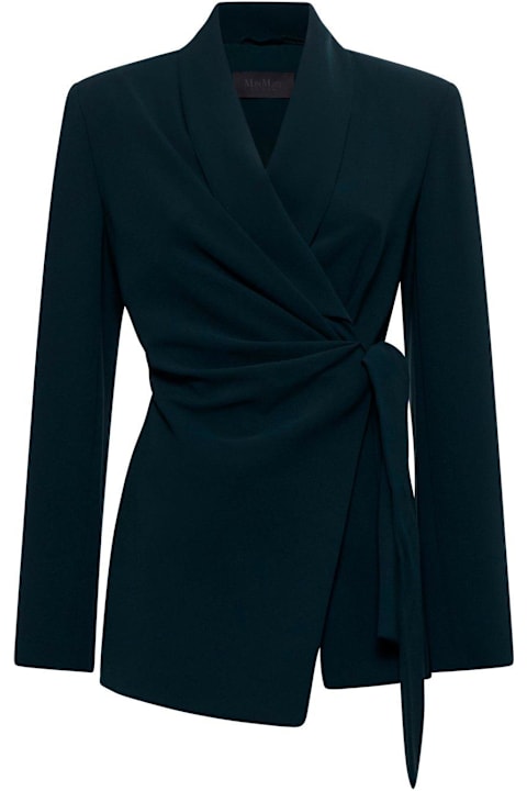 Max Mara Sale for Women Max Mara Wrap Long-sleeved Jacket