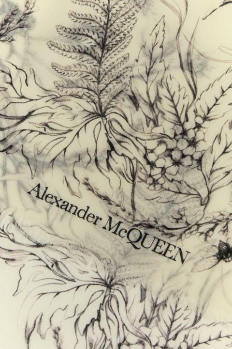 Alexander McQueen Scarves & Wraps for Men Alexander McQueen Printed Wool Foulard