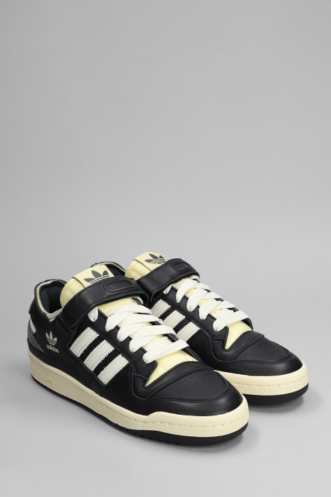 Adidas Sneakers for Women Adidas Forum 84 Low Sneakers In Black Leather