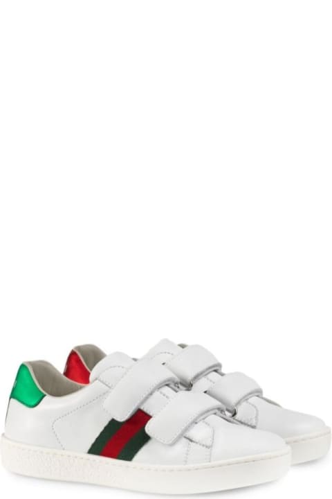 Fashion for Kids Gucci Ace Leather Sneakers
