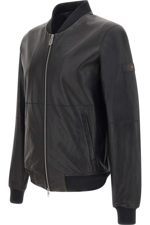 Peuterey Coats & Jackets for Men Peuterey 'fans Leather Acc' Jacket