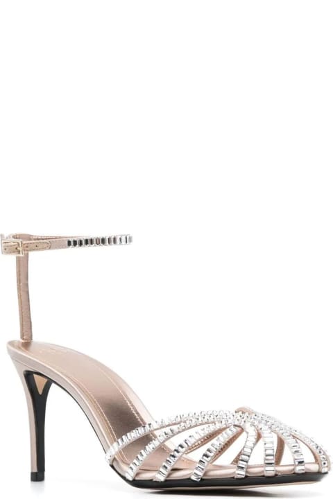Fashion for Women Alevì Champagne Calf Leather Sandals