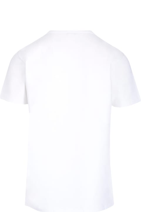 Palm Angels Topwear for Men Palm Angels Logo-print Crew-neck T-shirt
