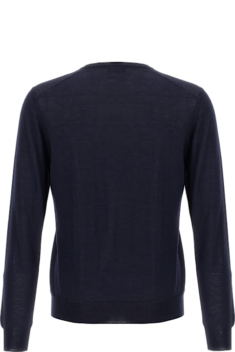 Barba Napoli سترات لـ القسم الرجالي Barba Napoli Wool And Silk Sweater
