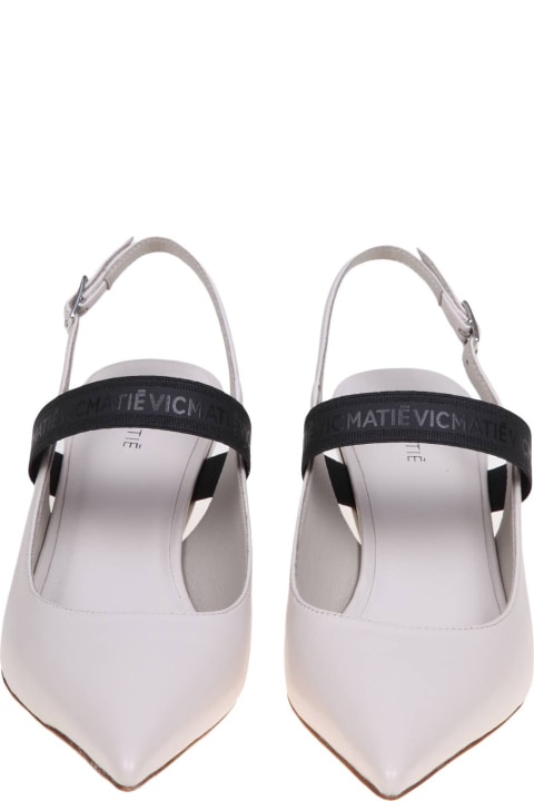 Vic Matié High-Heeled Shoes for Women Vic Matié ' Bonbon Pumps In Leather With Elastic