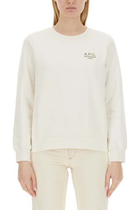 A.P.C. for Women A.P.C. Logo Embroidered Crewneck Sweatshirt