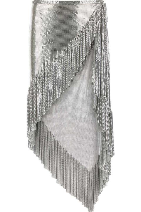 Fashion for Women Paco Rabanne Silver Chain Mail Skirt