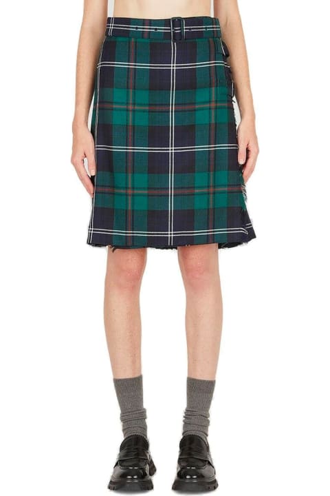 Burberry Sale for Women Burberry Tartan Kilt Skirt