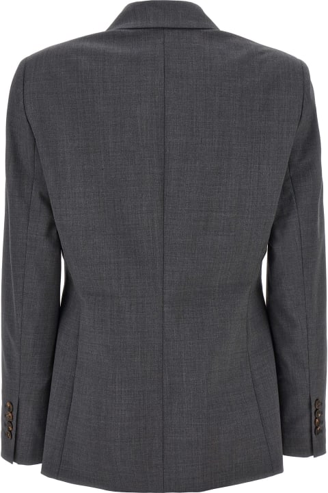 Brunello Cucinelli Coats & Jackets for Women Brunello Cucinelli 'monile' Single-breasted Blazer