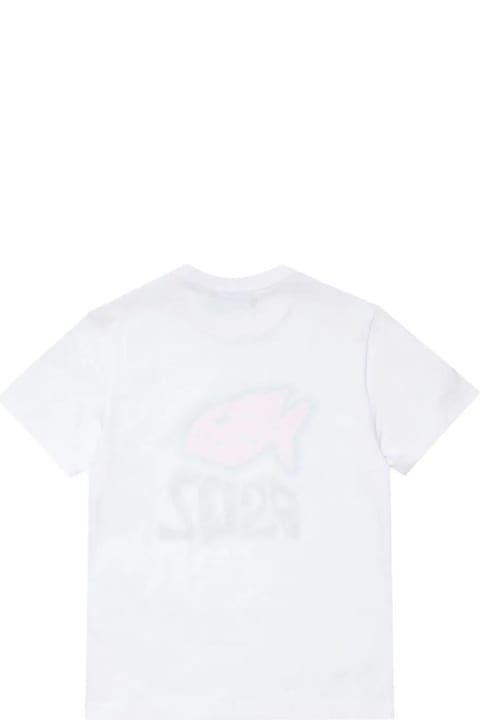 Dsquared2 Topwear for Girls Dsquared2 Dsquared2 T-shirts And Polos White