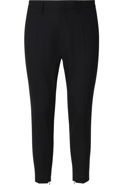 Dsquared2 Pants for Men Dsquared2 Stretch Wool Blend Trousers