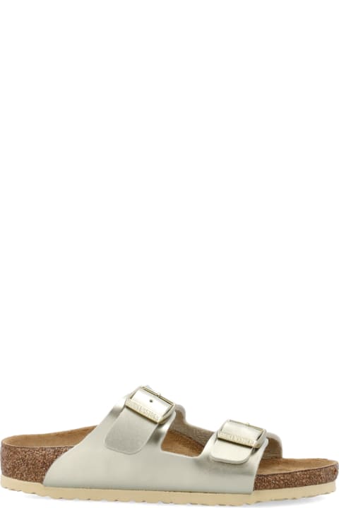 Homeware Birkenstock Birkenstock Arizona Kids Birko-flor® Metallic Gold Sandals