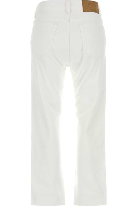 Blazé Milano Clothing for Women Blazé Milano White Denim Clapotis Jeans
