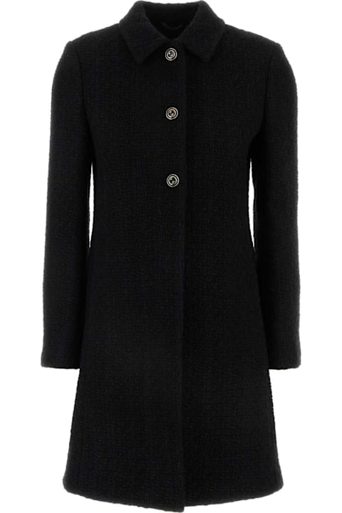 Gucci for Women Gucci Black Tweed Coat