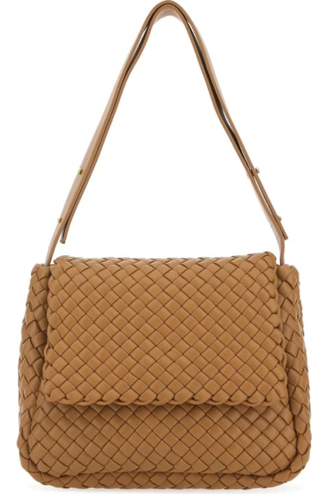 Bags Sale for Women Bottega Veneta Camel Leather Cobble Shoulder Bag