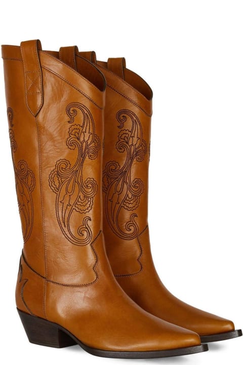 Etro for Women Etro Pointed-toe Knee-length Boots