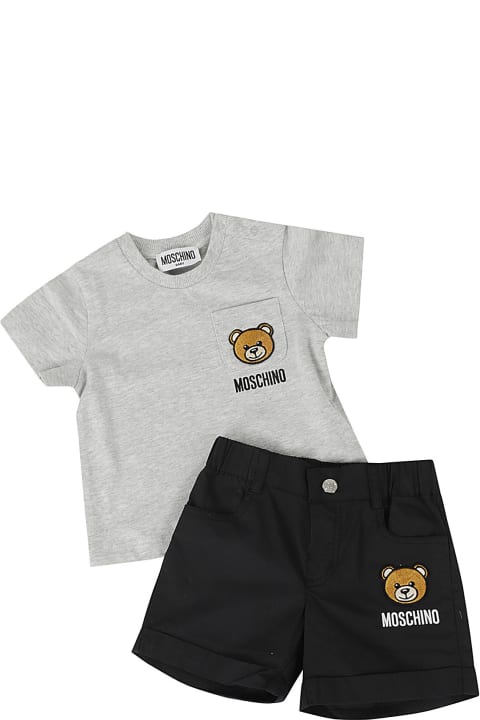 Sale for Baby Girls Moschino 2 Pz Tshirt Shorts