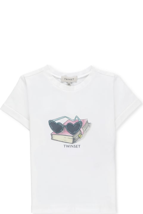 TwinSet T-Shirts & Polo Shirts for Girls TwinSet T-shirt With Print
