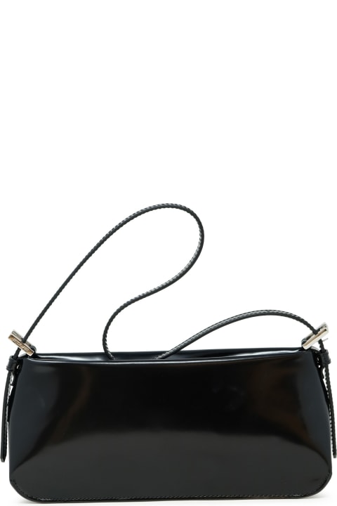Fashion for Women BY FAR By Far Dulce Black Semi Patent Leather Handbag