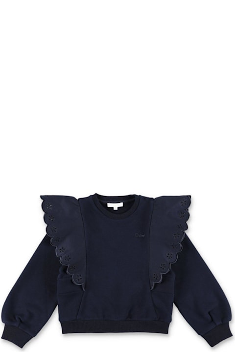 Chloé for Boys Chloé Ruffled Crewneck Sweatshirt