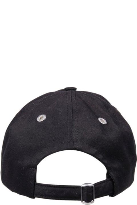 Ami Alexandre Mattiussi Hats for Men Ami Alexandre Mattiussi Paris De Coeur Logo Embroidered Baseball Cap
