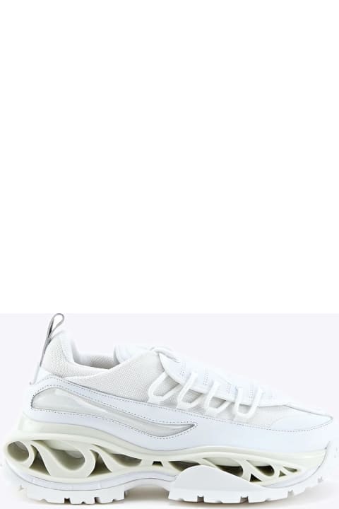 Ginger Lion White leather and mesh low sneaker - Ginger Lion