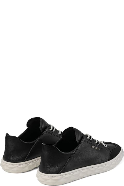 Jimmy Choo Diamond Light Leather Sneakers