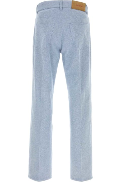 أدوات منزلية Ferragamo Light-blue Oxford Pant