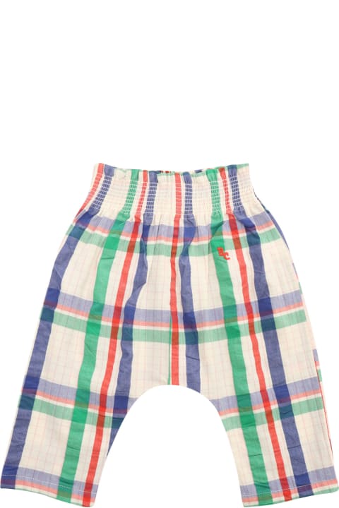 Bobo Choses Bottoms for Baby Girls Bobo Choses Checked Trousers