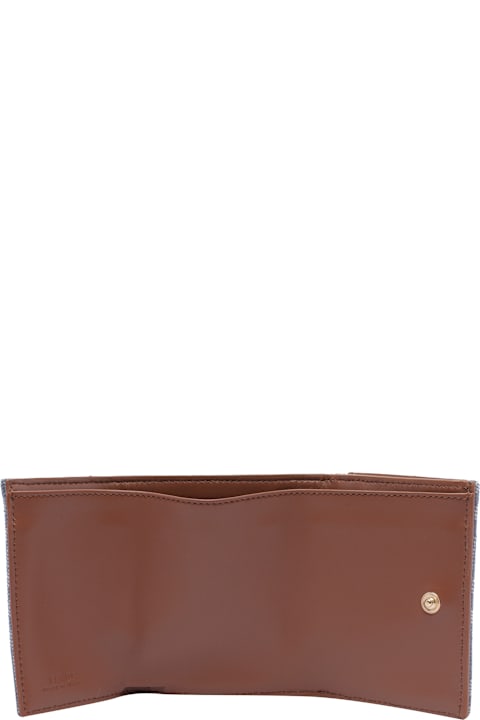 Fendi Wallets for Women Fendi Ff Logo Denim Trifold Wallet