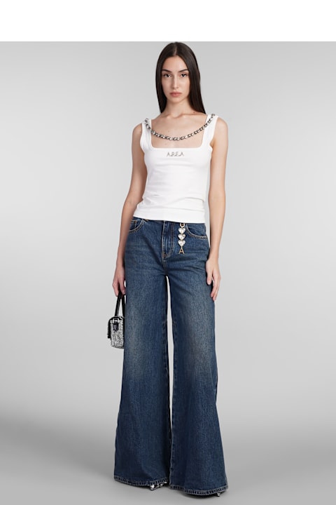 AREA الجينز لـ السيدات AREA Jeans In Blue Cotton