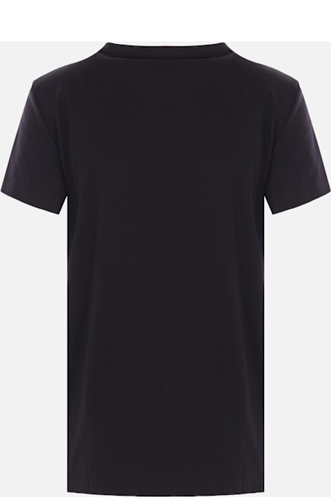 Max Mara Cotton T-shirt With M Monogram Print
