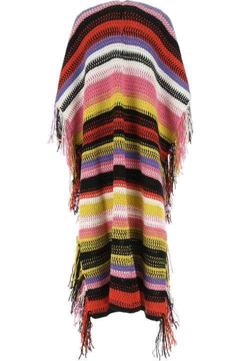Chloé Coats & Jackets for Women Chloé Multicolor Cashmere Blend Cape